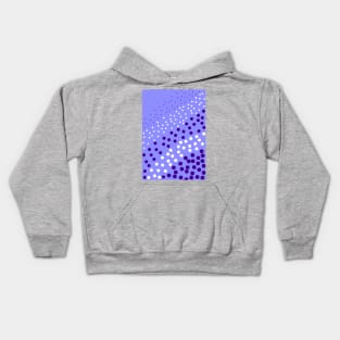 Polka Dot | Purple and Blue Polka Dots Kids Hoodie